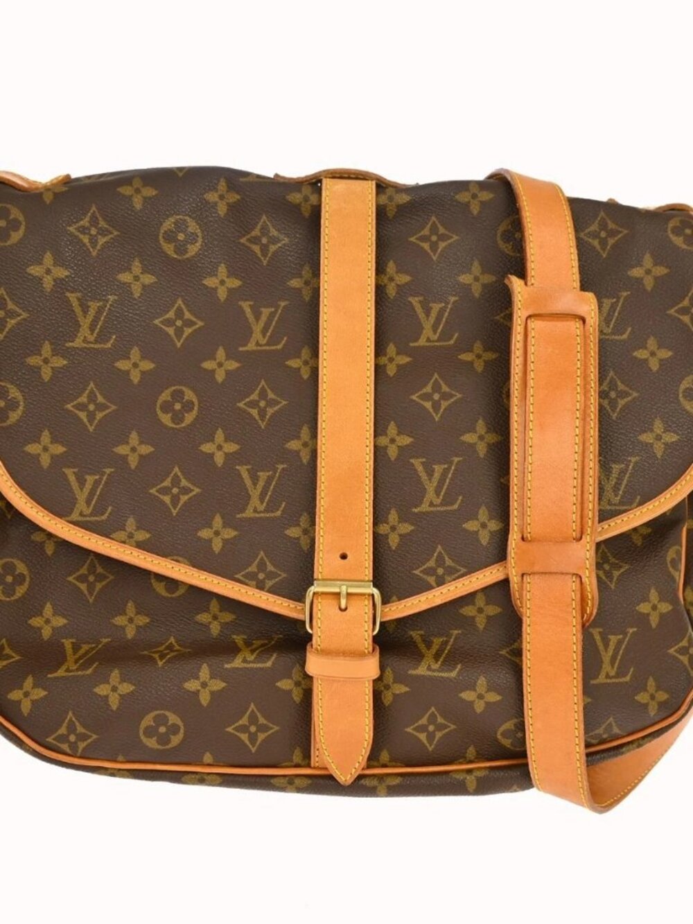 LOUIS VUITTON SAUMUR 35 SHOULDER BAG MONOGRAM M42254